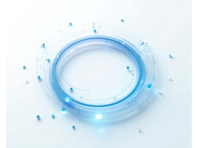 Abstract infographic showing a circular flow of interconnected processes, representing a continuous improvement methodology