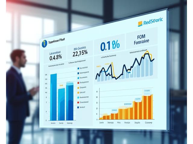 An executive dashboard showing various KPIs for ROI, cost savings, and revenue growth based on data analytics.